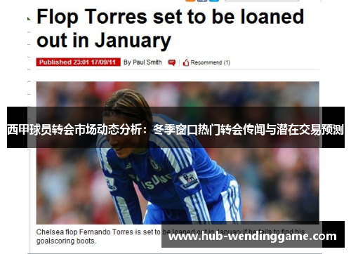西甲球员转会市场动态分析：冬季窗口热门转会传闻与潜在交易预测