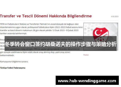 冬季转会窗口签约胡桑诺夫的操作步骤与策略分析