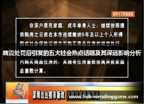 魏震处罚后引发的五大社会热点话题及其深远影响分析